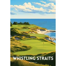 추상 골프 코스 북유럽 미니멀리스트 스포츠 여행 풍경 포스터 캔버스 페인팅 벽 예술 사진 홈 스튜디오, 09 70X100cm Unframed, 09 5, 한개옵션2