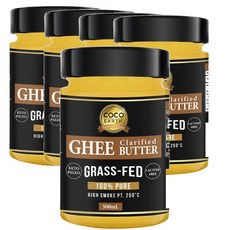 호주 코코어스 Coco Earth Butter Grass Fed 100% 퓨어 풀을 먹인 버터유, 5개, 500ml
