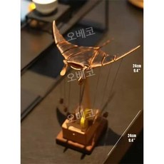 가오리장식품 서재조형물 탁자 집들이선물 모형 오피스 스탠드 모델