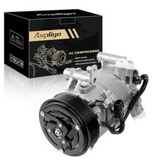 Aspligo AC Compressor Fits for Honda Civic 2016 2017 2018 2019 2020 2021 with A/C Clutch CO29272