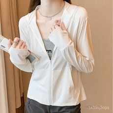 冰絲薄款防曬衣女夏季新款透氣連帽開衫防曬服防紫外綫上衣外套