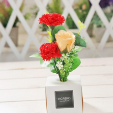 루체트리 꽃다발 카네이션 플라워박스 레드 어버이날 선물