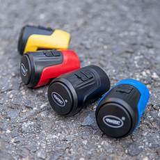 TWOOC 자전거 킥보드 방수 전자벨 경적 클락숀 혼 벨, 1개, RED