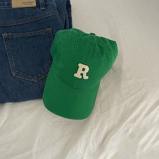 Woodpica 中性款R文字刺繡棒球帽