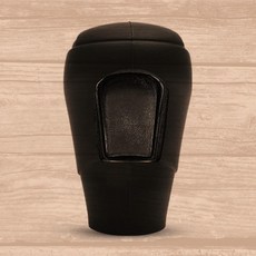 일상적인 운전실 사용과 호환되는 질감 있는 미끄럼 방지 차량 기어 시프터 손잡이 커버, 1개, 검은색