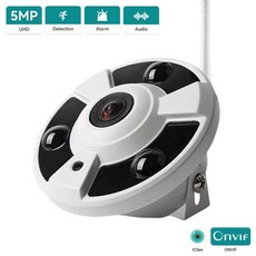 어안 렌즈 파노라마 무선 카메라 모션 감지 홈 보안, B. 미국 플러그, 4. 2MP Add 128G