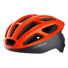 [2] Sena 성인용 R1 EVO (2022) 스마트 사이클링 헬멧 매트 화이트 S US, R1 블루투스 인터콤, Small, 아이스 블루