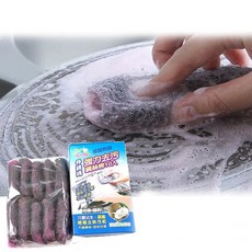 升級版 強力去汙鋼絲棉(含皂粉) 30入/袋, 1個