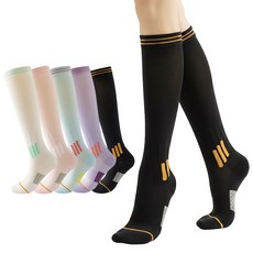 여성 압박 러닝 니삭스, 스카이, 1개