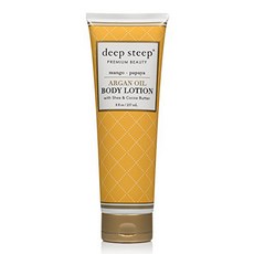 Deep Steep 아르간 오일 바디 로션, 236ml, 1개, Mango Papaya