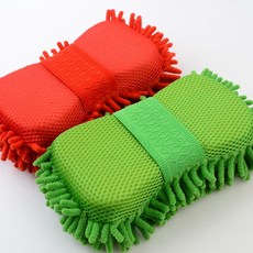 [2개묶음] 스펀지 극세사스펀지 랜덤발송 극세사 세차용 세차용스펀지 rc0*8722ZU