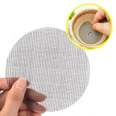 원형 화분 깔망 50개입 분갈이 부드러운 메시 메쉬 거름 배수 그물 망 흙 구멍 막이, A 5센치x1팩50장