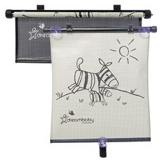 제브라 흡착식 차량용 햇빛가리개 1P / UV차단 눈부심방지