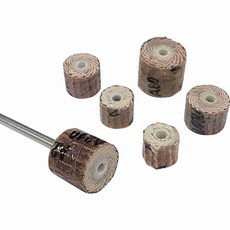 샤프트 플랩휠 분리형 추페이퍼 연마휠 디버링, 80방12mm, 1