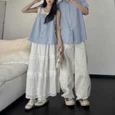 커플 시밀러룩 하와이안 드레스 바캉스 여행 긴팔 휴양지 패밀리룩 원피스 티셔츠 웨딩촬영 반팔