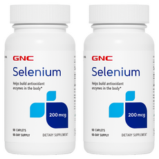 GNC 셀레늄 200mcg 캐플렛, 90정, 2개