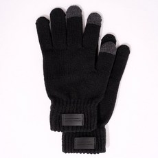 내셔널퍼블리시티 스마트폰터치 니트 기모 장갑 블랙