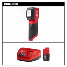 Milwaukee 美沃奇 12V 油漆細節配色燈 磁性工作燈 含稅, 1個, 外匯2.0套裝