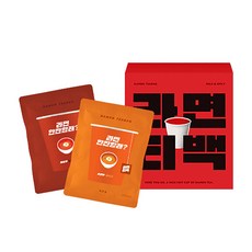 라면티백 순한맛 4.5g 8p + 매운맛 4.5g 8p 세트, 1세트