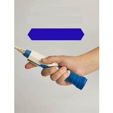 배드민턴 그립 라켓 겸용 오른손 1개 초보자 훈련용 왼손 교정 그립감 교정기 자세, 2. 크림색 2개