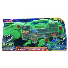 TEAMSTERZ 猛獸暴龍運輸車 (T-REX TRANSPORTER) (含6輛壓鑄車), 單一商品