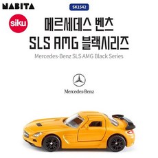 (선물완구)시쿠 메르세데스 벤츠 SLS AMG 블랙시리즈 미니카 다이캐스트 SK1542, 1개