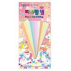 종이나라 파스텔 별접기 8색 120매, 5개