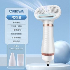 寵物拉毛噴霧吹風機 恆溫不傷膚, 玫瑰金 吹風款, 1個