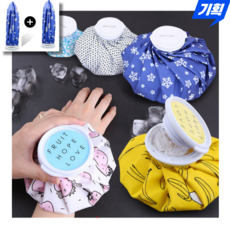 (1+1) 골프 얼음주머니 아이스 스포츠 보냉백, 블루(9인치), 블루(9인치), 2개