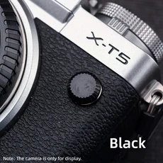 카메라 셔터 버튼 나사 캡 알루미늄 합금 후지 X-T5 방진 보호 커버 액세서리, 01 Black
