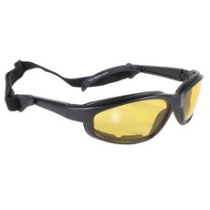 PACIFIC COAST 퍼시픽 코스트 프리덤 패딩 모터사이클 라이딩 선글라스 블랙 옐로우 렌즈 미국발송, PACIFIC COAST 퍼시픽 코스트 프리덤 패딩 모