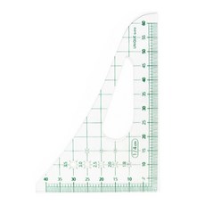 JStrading 의상학과 신학기 준비물 미싱 재봉틀 의류부자재, 74-1. 투명 축도자 (1/4), 1개