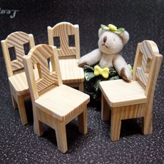 미니의자/미니나무의자(4개set)