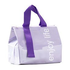 타닥 비비드 보냉가방 런치백 휴대용 보온 보냉백, 8L, 퍼플