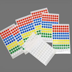 TW 컬러 스티커 칭찬 분류 꾸미기 투표 학교 유치원, 333-1 (6매), 1개, one