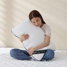 Darphia 漢堡枕 高度可調記憶棉枕 可水洗枕套, White, 1個