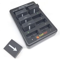 AC 어댑터가 없는 Eartec UL10CH 울트라라이트 10포트 멀티차저, AC 어댑터가 없는 Eartec UL10CH 울트라라이