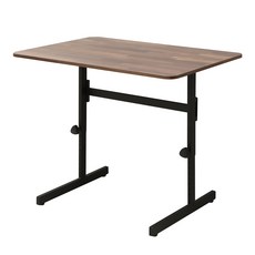 【Akira】MIT低甲醛可調式升降電腦桌TA068，兒童書桌、工作桌、辦公桌、兒童成長桌, 集成木紋+黑