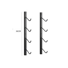 스노우보드 홀더 디스플레이 랙 진열대 벽걸이 거치대 양면 선반 서핑 보드, 검은색 4겹 벽걸이(벽에 구멍을 뚫어야 함)