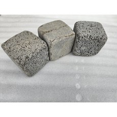 [6장] 화강암 사구석 굴림석 돌 [티파니스톤랜드] 화단 경계 조경 원예 가드닝 인테리어 소품, 1개, [150mm][2장] 현무암