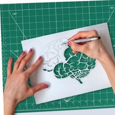 테이블보호시트 커팅 매트 테이블 재단 커버 보호 녹색 A2 79000EA 1EA, 본상품