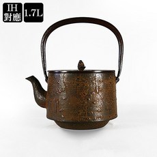 鳳文堂 南部鐵器 日式鑄鐵壺 1.7L IH對應, 1個