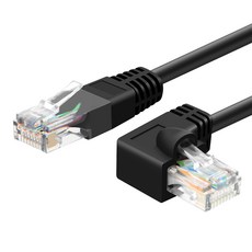 Cat6 乙太網路線 90度彎頭, 1個, 30-682(1米上彎頭)