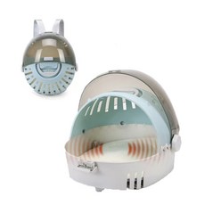 寵物航空箱手提貓咪太空艙寵物外出包車載貓窩小型貓包便攜寵物包, 1個, 2418-可背可提藍色(含棉墊)