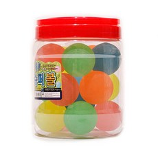 야광 통통 슈퍼볼 40mm 얌체공 탱탱볼 낱개 1개 얌체볼 고무공