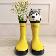 【LoveBBB】B.aG S 兒童提把雨鞋 22101 凡賽斯黃，安全防滑，寶貝雨天時尚必備