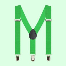 컬러 멜빵 어린이용 초록rio6+9Nej