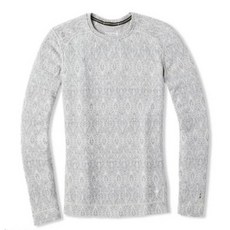 Smartwool 女款戶外長袖針織衫，透氣舒適，時尚印花，輕盈保暖