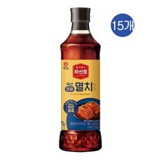 CJ 제일제당 하선정 국산 명품 멸치액젓, 500g, 15개
