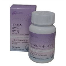 이너피스 초이스 테아닌 500mg 60정(유통기한 2026-01-03), 1개, 60정